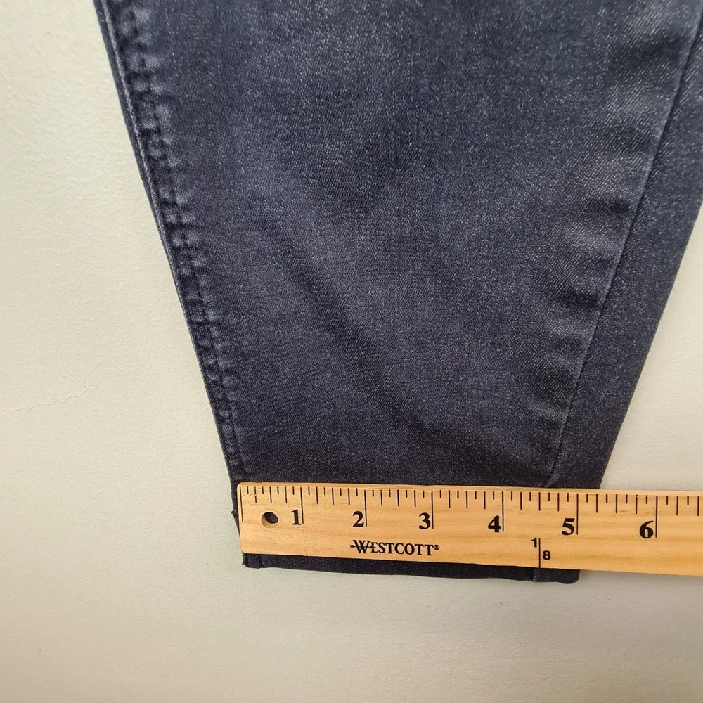 Studio Blue‎ Womens Navy Blue High Rise Utility Slim Cropped Pants Size 27 Jeans